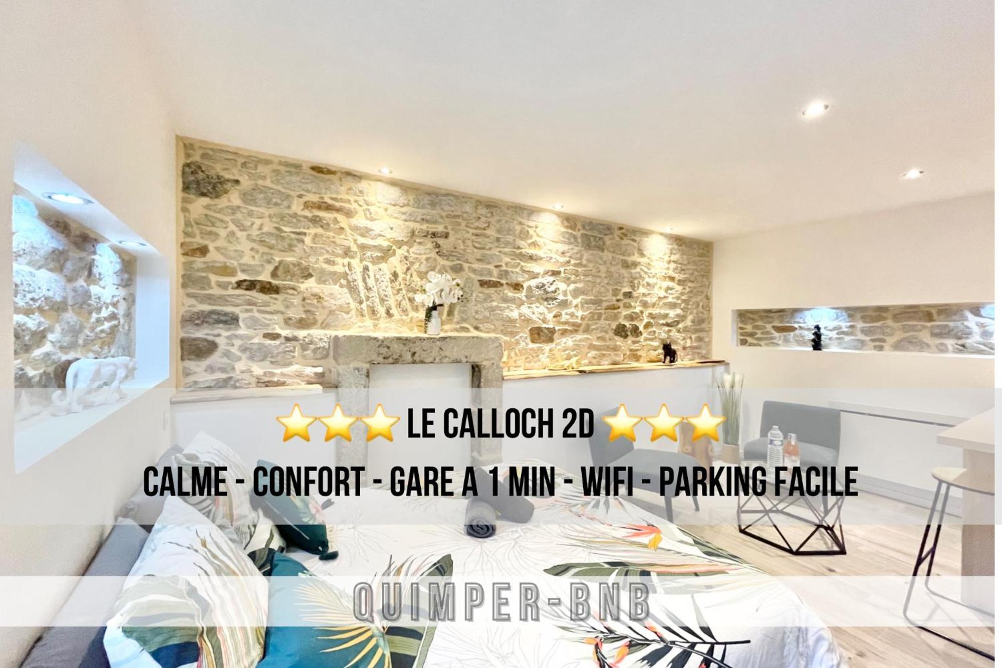 Appartement Le Calloch 2d - 4 Etoiles - Quartier Gare - Wifi - Netflix *