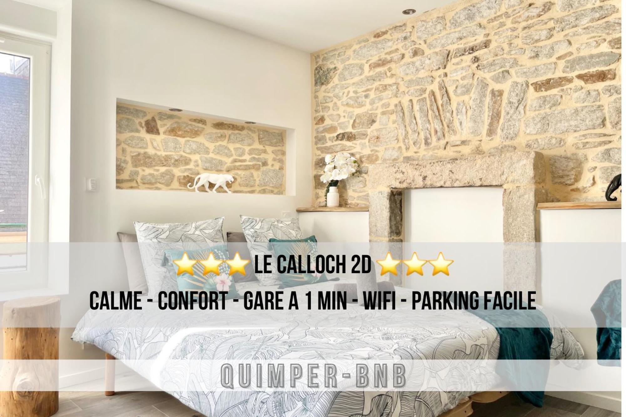 Appartement Le Calloch 2d - 4 Etoiles - Quartier Gare - Wifi - Netflix Quimper